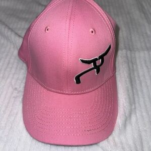 Pink Baseball Cap with Logo